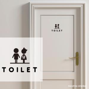 ステッカー トイレ TOILET ドア用 ルーム...の商品画像