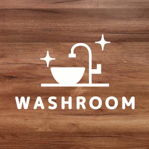 ステッカー 洗面室 WASHROOM ドア用 ...の詳細画像3