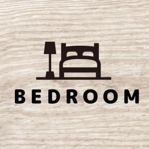 ステッカー ベッドルーム BEDROOM 寝室...の詳細画像2