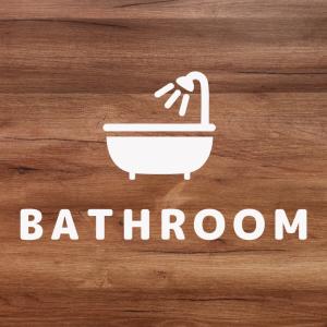 ステッカー バスルーム BATHROOM ドア...の詳細画像3