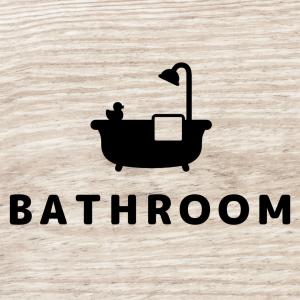 ステッカー バスルーム BATHROOM ドア...の詳細画像2