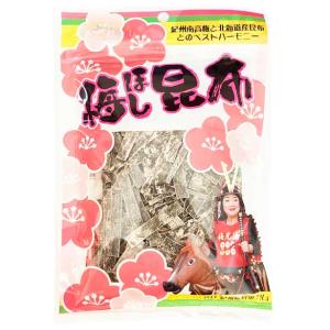 梅おやつこんぶ 40g 紀州名産 南高梅 味 北海道産 昆布 の 珍味｜nideru