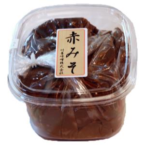 赤味噌 900g 老舗 川善味噌 国産大豆使用国産大豆使用｜nideru
