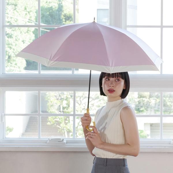 公式 傘 日傘 レディース 晴雨兼用 長傘 ピーチドロップ 超はっ水 弾く ニフティカラーズ