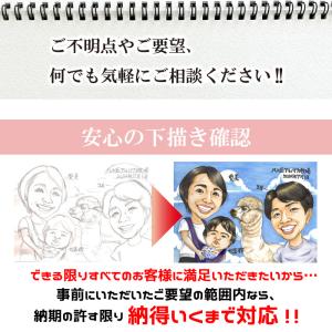 似顔絵 プレゼント 結婚記念日 妻へ 【イラス...の詳細画像3