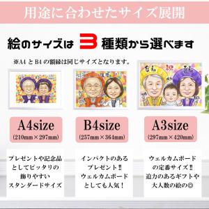 古希祝い 似顔絵 プレゼント 男性 女性 お祝...の詳細画像5