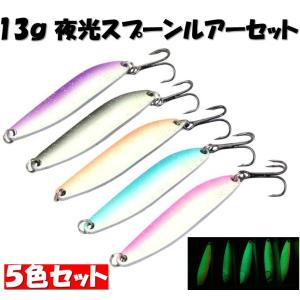 釣具ルアー 3.5g 5.4g 10.8g メタルジグ 5色セット マイクロジグ