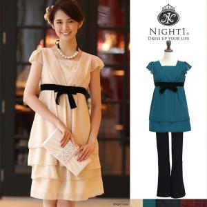 送料無料 2WAY 使える ワンピース セットアップ　パンツドレス パーティードレス party フォーマル パンツ スーツ