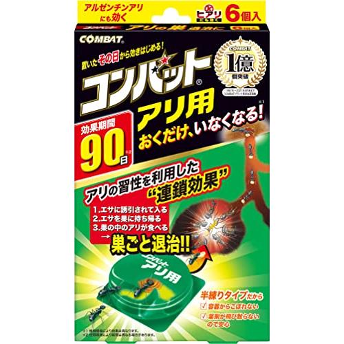 KINCHO コンバット 蟻用駆除剤 6個入 アリの巣退治【ゆうパケット】【D-3】