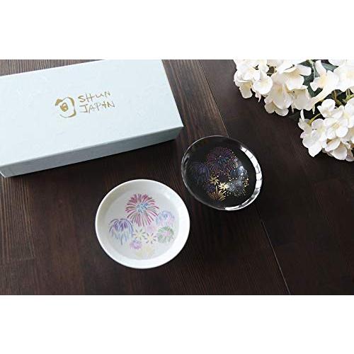 [正規品] 丸モ高木陶器 冷感花火平盃セット酒器日本バレンタイン 母の日 父の日 結婚祝い【宅急便】...