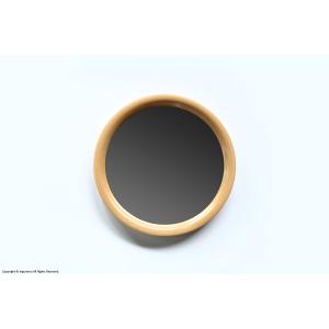 曲木鏡（ウォールミラー） 小判型, 小 / 木地色 [鏡以外との同梱不可