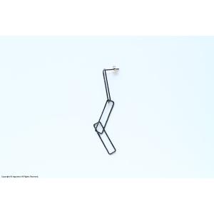 Rectabgle earring, a3 / BK [erica miyake / エリカミヤケ]｜niguramu