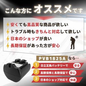日立 掃除機 互換 バッテリー PVB-182...の詳細画像1