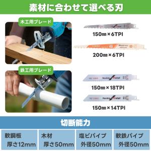 マキタ 互換品 レシプロソー 電動のこぎり 充...の詳細画像4