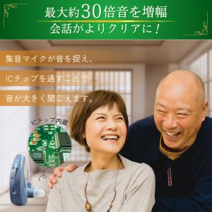 集音器 高齢者 耳穴式 高品質 簡単操作 軽量...の詳細画像3
