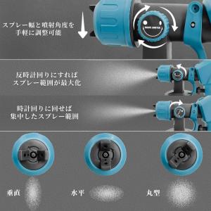 スプレーガン 電動 充電式 塗装 コードレス ...の詳細画像5