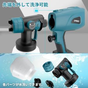 マキタ 互換 スプレーガン 電動 充電式 塗装...の詳細画像5