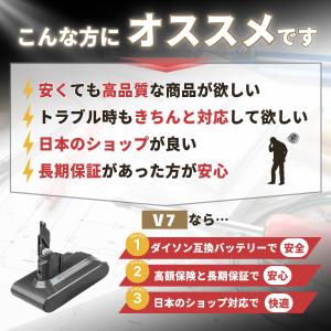 ダイソン 互換品 V7 SV11 バッテリー ...の詳細画像1