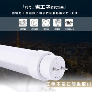 LED蛍光灯 工事不要 40W形 直管 20W...の詳細画像1
