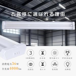 LEDベースライト 40w形 2灯相当 36W...の詳細画像1