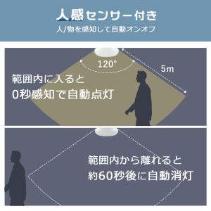 シーリングライト 8畳 LED 人感センサー ...の詳細画像2