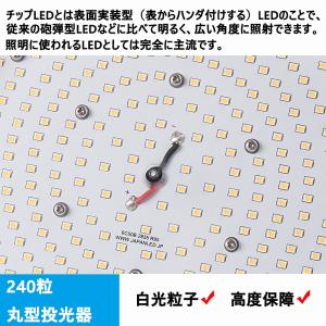 高天井用LED照明 LED投光器 屋外用 明る...の詳細画像3