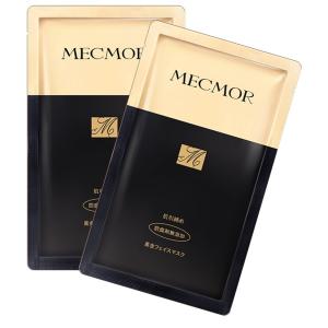 7月末まで【40％OFF】メクモア　黒金フェイスマスク　お試しセット(27ml×2枚)　消費期限2022/10/21商品