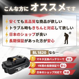 マキタ 互換品 makita バッテリー BL...の詳細画像1