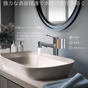洗面蛇口 キッチン 噴水機能付き 混合水栓 シ...の詳細画像5