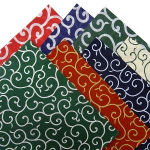 日本製　バンダナ　コットン　綿　唐草　4123-006