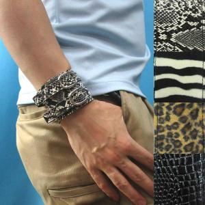 日本製 本革 リストバンド ブレスレット 20mm 穴無し 4202-00001