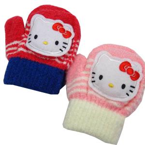 日本製　子供用　手袋　ミトン　ハローキティ　KT4131023　6171-5301｜nihonbasi-zakkaten