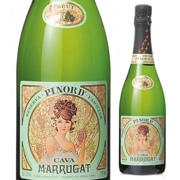 スパークリングワイン カヴァ マルガット ブリュット 750ml 白 泡 辛口 ボデガス ピノルド ...