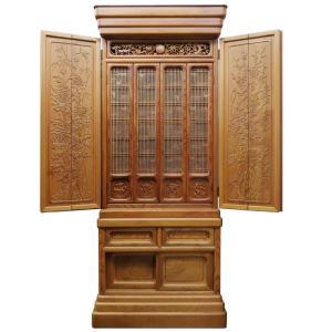 伝統工芸仏壇 東京仏壇 屋久杉製角型仏壇 51...の詳細画像2