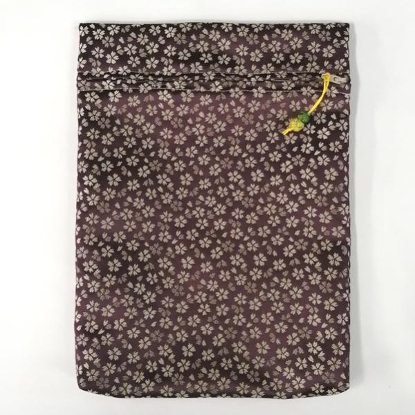 【ポイント10倍】願う心を形にする 「粉骨用金襴袋 ファスナー仕様 紫色」 手元供養 納骨袋 遺骨の...