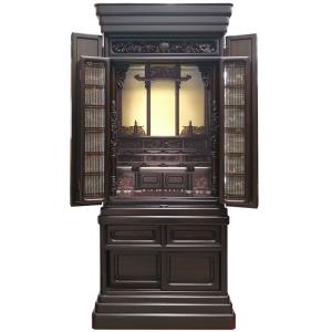伝統工芸仏壇 伝統工芸品 東京仏壇「黒檀製仏壇...の詳細画像2