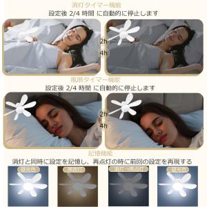 シーリングファンライト LED照明と扇風機が一...の詳細画像3