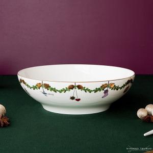 スターフルーテッド37cmオーバルプレート箱入り ロイヤルコペンハーゲン スターフルーテッド クリスマス ディッシュ