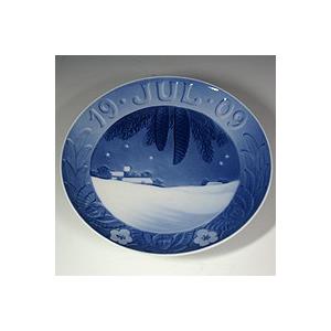 並行輸入品 ロイヤルコペンハーゲン 1909年 イヤープレート  デンマークの風景