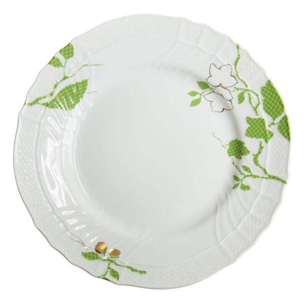 並行輸入品 ジノリ1735 フィオーリヴェルディ プレート 26cm 02-0115