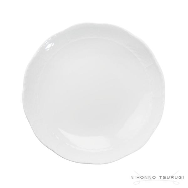 並行輸入品 ジノリ1735 ベッキオジノリホワイト ディッシュラウンド 19cm