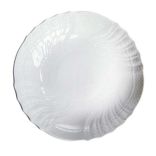 並行輸入品 ジノリ1735 ベッキオジノリホワイト 盛り皿21cm