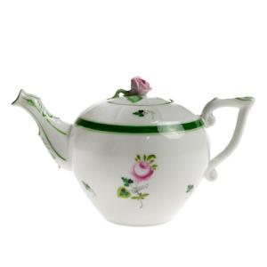 ヘレンド（HEREND） 並行輸入品 AV アポニーグリーン ティーポットミニ