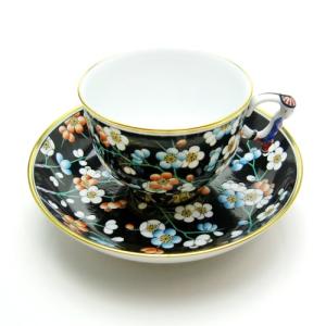 ヘレンド（HEREND） 並行輸入品 シノワズリ PFNB 黒地白梅 ティー