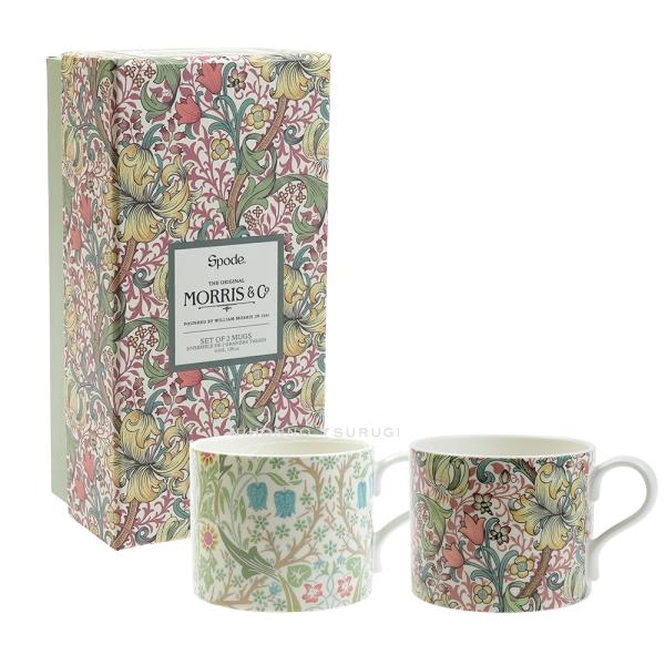 並行輸入品 【Spring SALE】 スポード ウィリアムモリス ブラックトーン&amp;ゴールデンリリー...