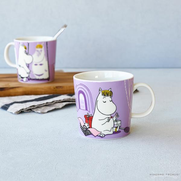 並行輸入品 アラビア ムーミン マグカップ スノークのおじょうさん ライラック