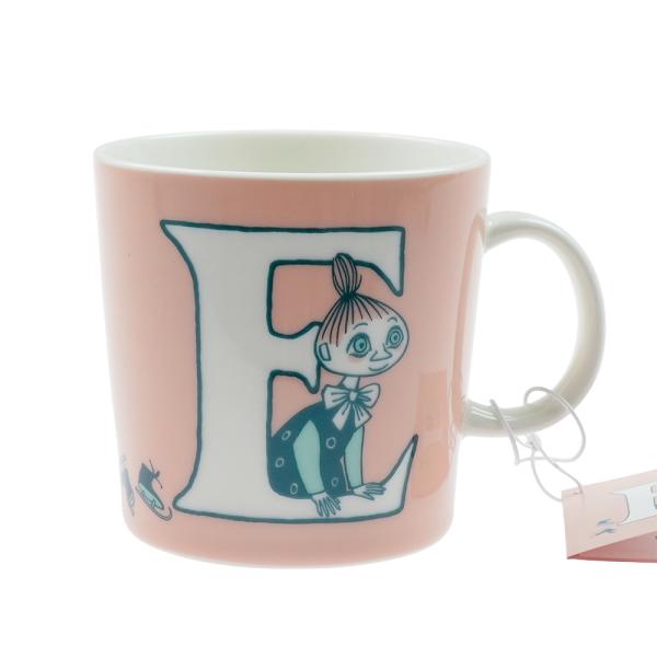 並行輸入品 アラビア ムーミン アルファベットコレクション マグカップ 「E」 400ml