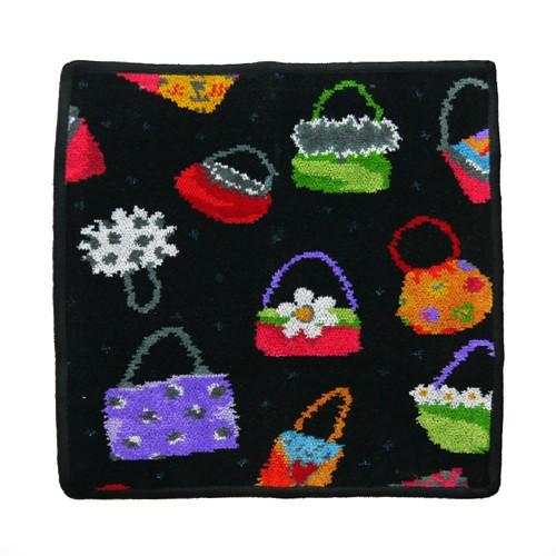 並行輸入品 フェイラー クレイジーバッグ ブラック タオルハンカチ 30cm / 裁断部分により絵柄...