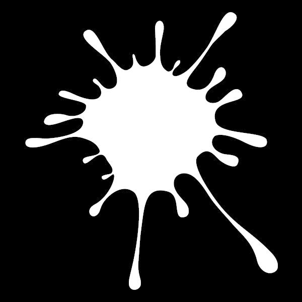 定番マークをお手ごろに♪(ロゴ・マークステッカー)飛沫・血しぶきステッカーB(カラー10種類)傷隠し...