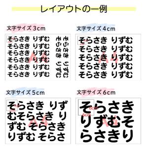 文字サイズ指定可能 フロッキーネームの詳細画像3